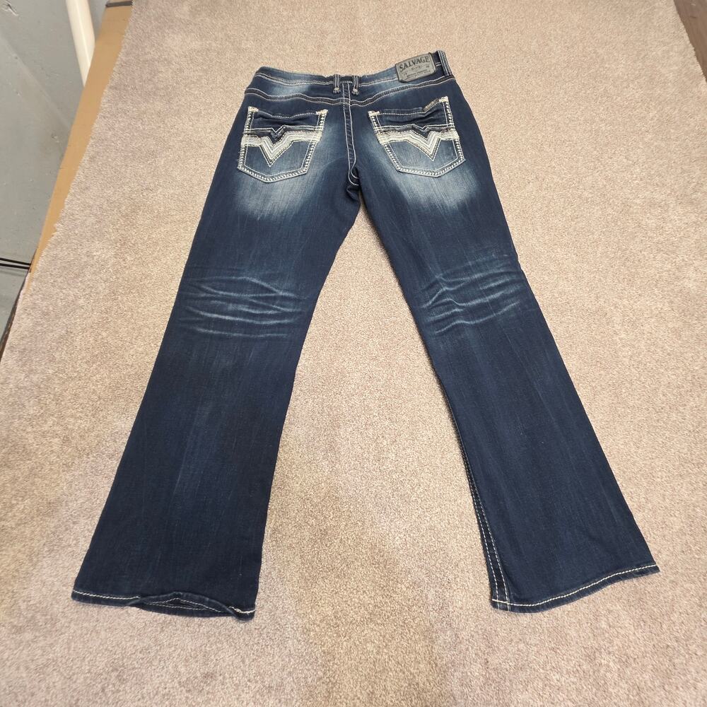 Salvage by Buckle Mayhem Regular Bootcut Jeans Size 33R Thick Stitch